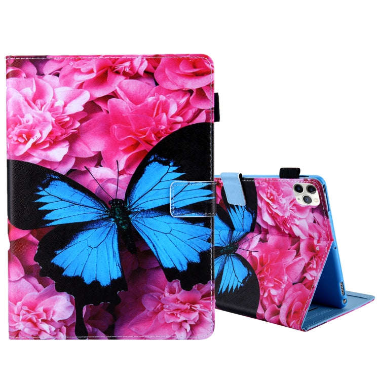 For iPad Pro 11 (2020) & (2018) Painted Pattern Tablet PC Protective Leather Case with Bracket & ...
