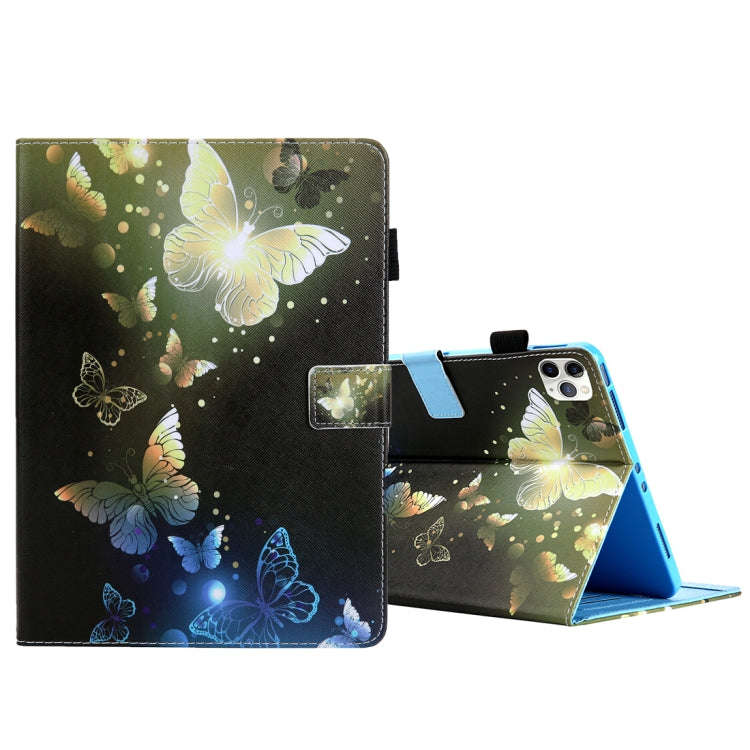 For iPad Pro 11 (2020) & (2018) Painted Pattern Tablet PC Protective Leather Case with Bracket & ...
