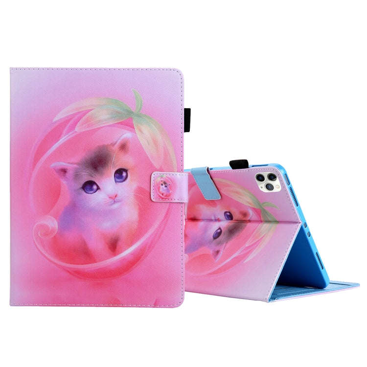 For iPad Pro 11 (2020) & (2018) Painted Pattern Tablet PC Protective Leather Case with Bracket & ...
