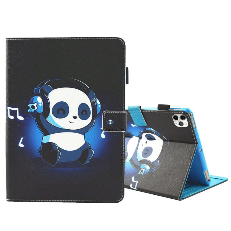 For iPad Pro 11 (2020) & (2018) Painted Pattern Tablet PC Protective Leather Case with Bracket & ...