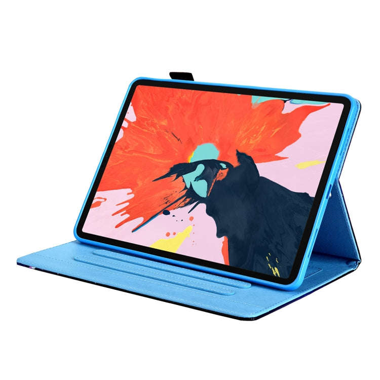 For iPad Pro 11 (2020) & (2018) Painted Pattern Tablet PC Protective Leather Case with Bracket & ...