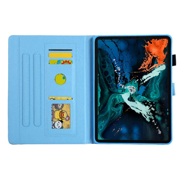 For iPad Pro 11 (2020) & (2018) Painted Pattern Tablet PC Protective Leather Case with Bracket & ...