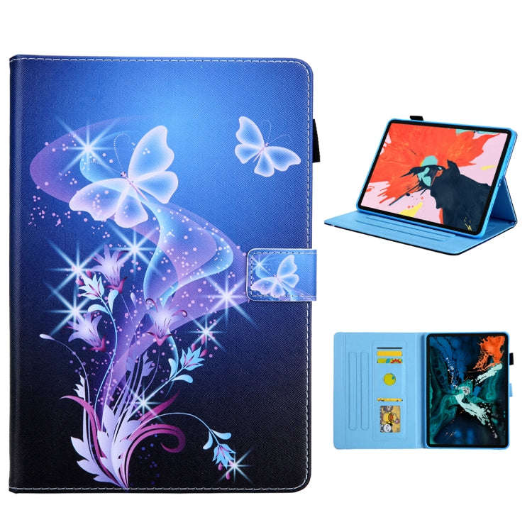 For iPad Pro 11 (2020) & (2018) Painted Pattern Tablet PC Protective Leather Case with Bracket & ...