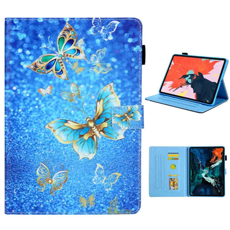 For iPad Pro 11 (2020) & (2018) Painted Pattern Tablet PC Protective Leather Case with Bracket & ...