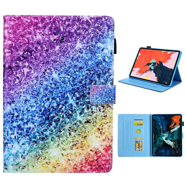 For iPad Pro 11 (2020) & (2018) Painted Pattern Tablet PC Protective Leather Case with Bracket & ...
