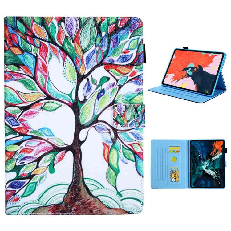 For iPad Pro 11 (2020) & (2018) Painted Pattern Tablet PC Protective Leather Case with Bracket & ...