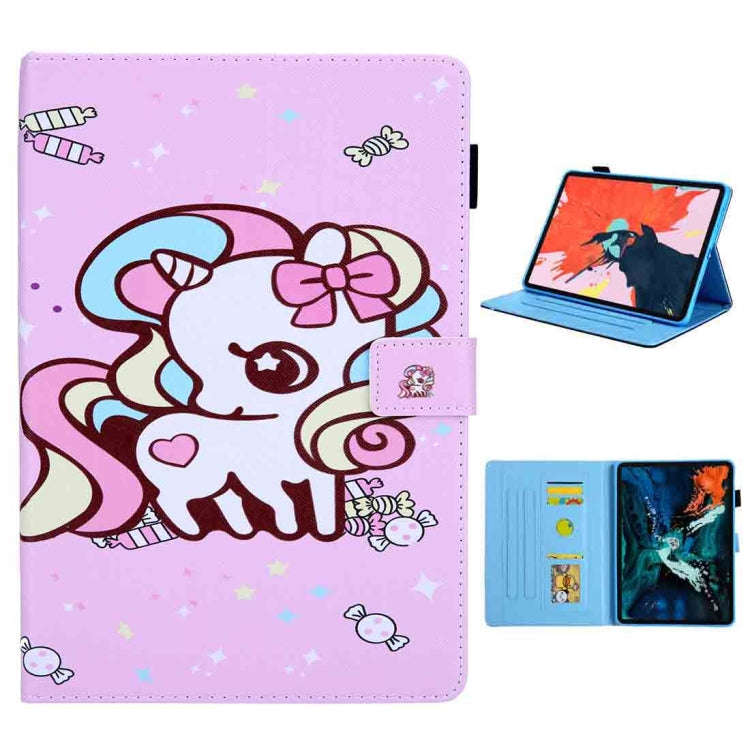 For iPad Pro 11 (2020) & (2018) Painted Pattern Tablet PC Protective Leather Case with Bracket & ...