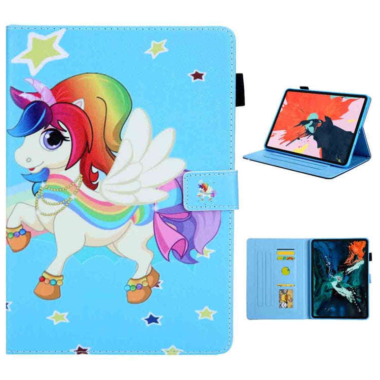 For iPad Pro 11 (2020) & (2018) Painted Pattern Tablet PC Protective Leather Case with Bracket & ...