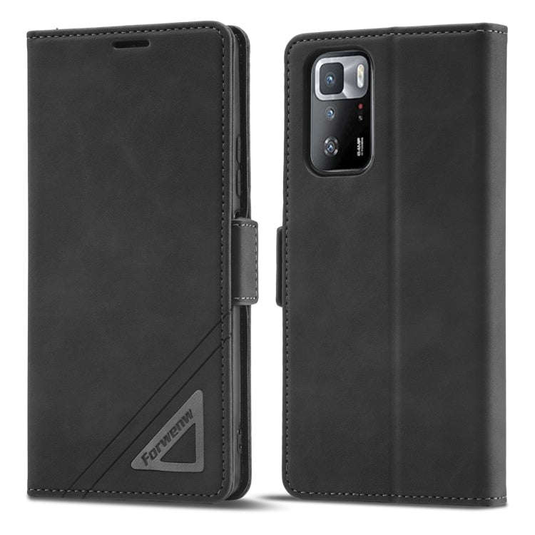 Forwenw Dual-side Buckle Leather Phone Case, For Xiaomi Redmi Note 10 Pro / Note 10 Pro Max, For ...