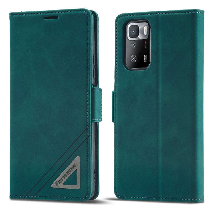Forwenw Dual-side Buckle Leather Phone Case, For Xiaomi Redmi Note 10 Pro / Note 10 Pro Max, For ...
