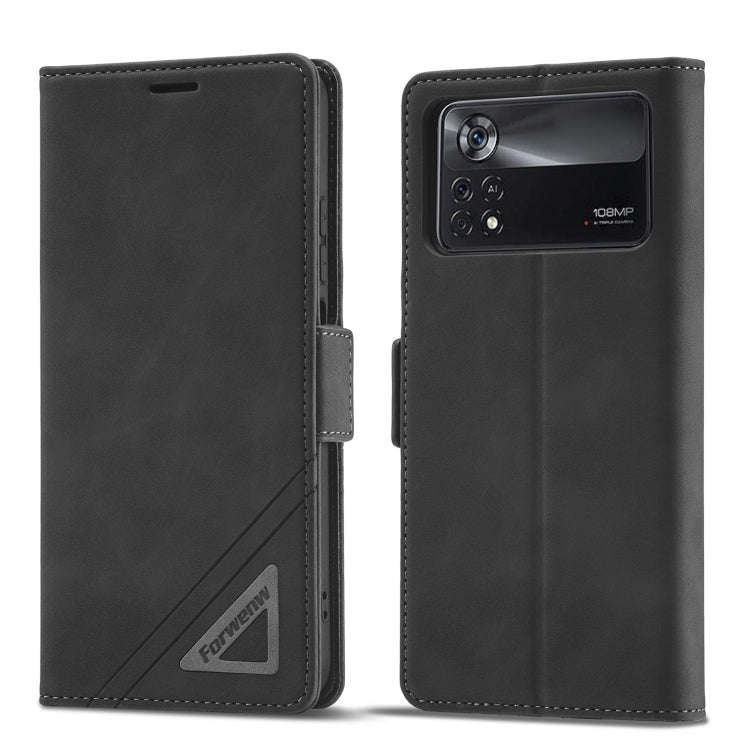 Forwenw Dual-side Buckle Leather Phone Case, For Xiaomi Redmi Note 10 Pro / Note 10 Pro Max, For ...