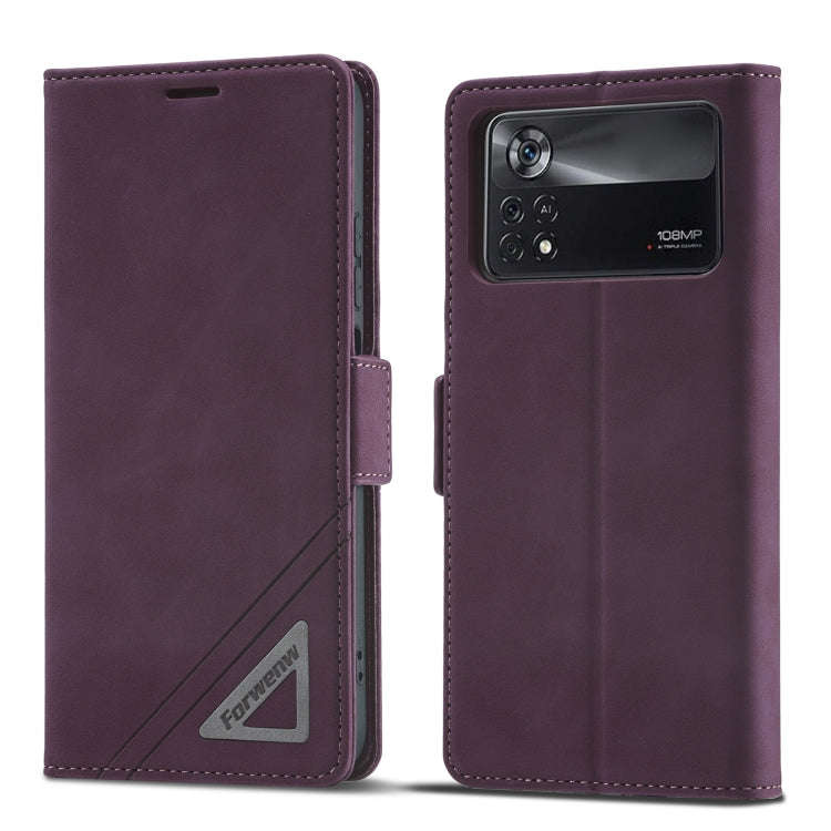 Forwenw Dual-side Buckle Leather Phone Case, For Xiaomi Redmi Note 10 Pro / Note 10 Pro Max, For ...
