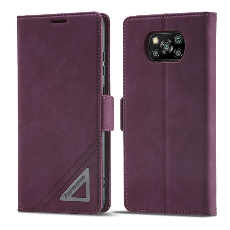 Forwenw Dual-side Buckle Leather Phone Case, For Xiaomi Redmi Note 10 Pro / Note 10 Pro Max, For ...