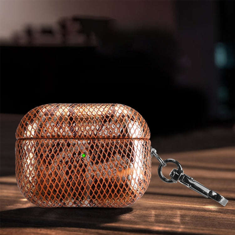 J01 Mesh Snakeskin Headphone Case, For AirPods Pro, For AirPods 3
