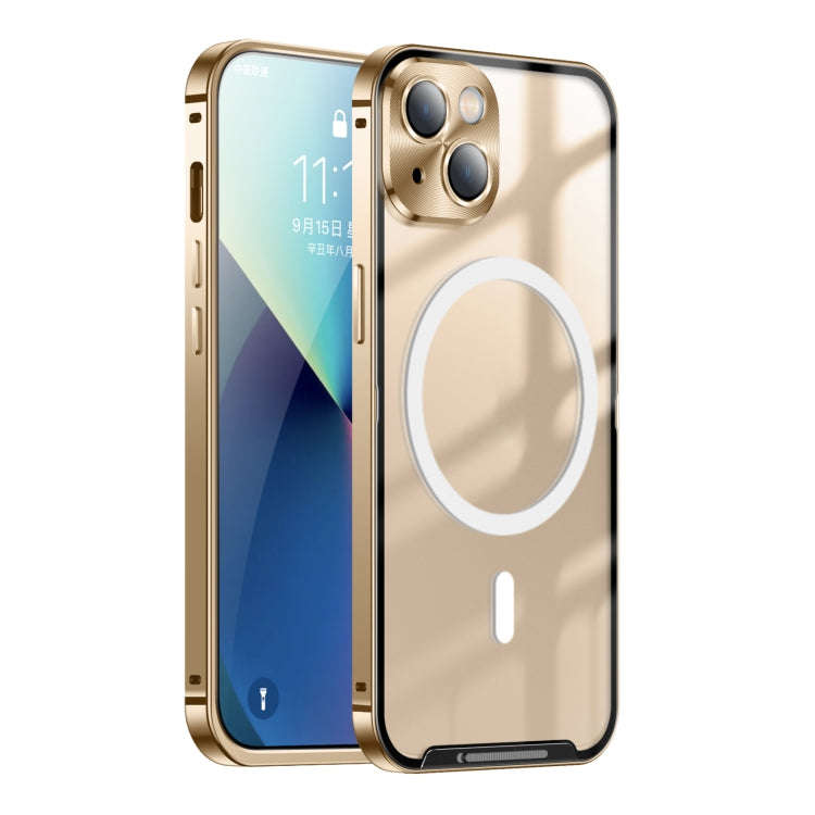 Frosted Metal Phone Case with Magnetic, For iPhone 13, For iPhone 13 Pro, For iPhone 13 Pro Max, ...