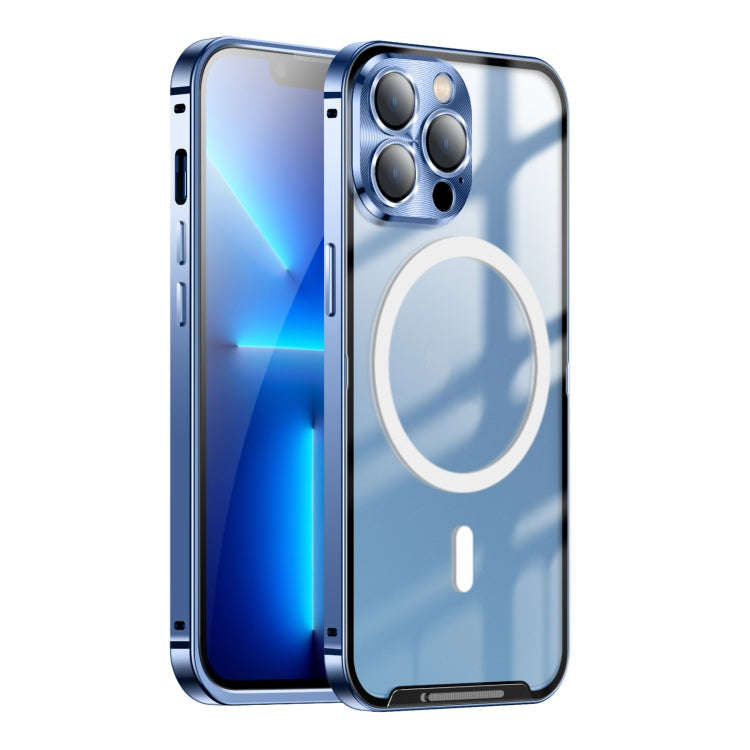 Frosted Metal Phone Case with Magnetic, For iPhone 13, For iPhone 13 Pro, For iPhone 13 Pro Max, ...