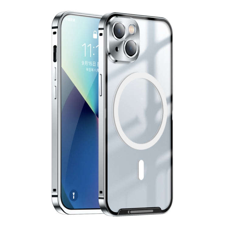 Frosted Metal Phone Case with Magnetic, For iPhone 13, For iPhone 13 Pro, For iPhone 13 Pro Max, ...