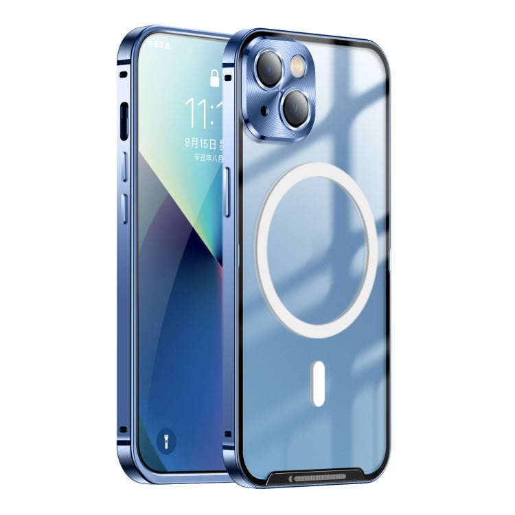 Frosted Metal Phone Case with Magnetic, For iPhone 13, For iPhone 13 Pro, For iPhone 13 Pro Max, ...