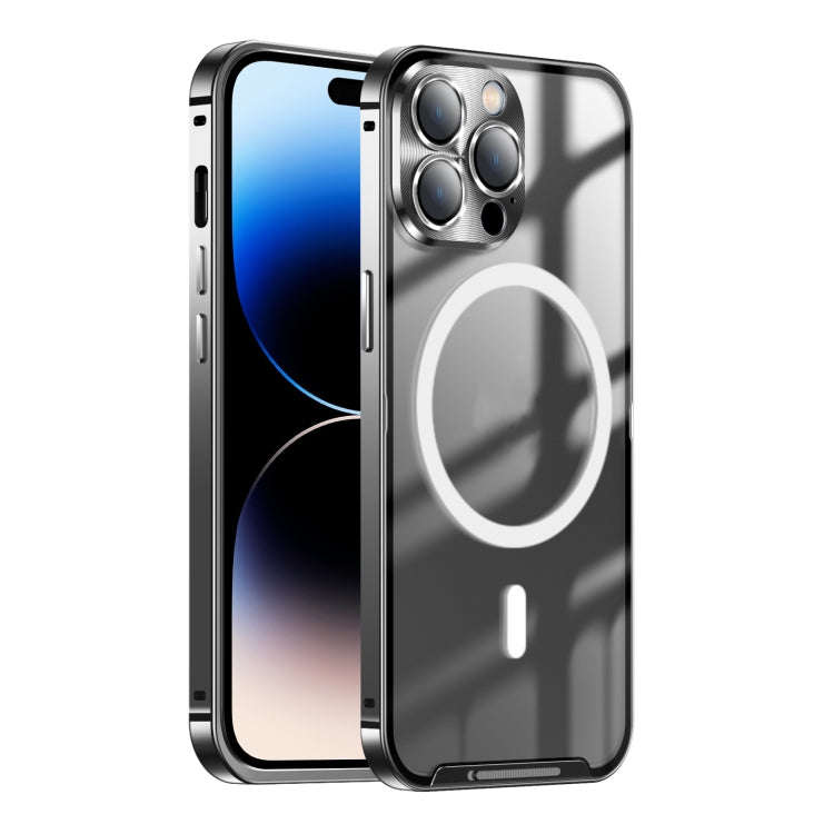 Frosted Metal Phone Case with Magnetic, For iPhone 13, For iPhone 13 Pro, For iPhone 13 Pro Max, ...
