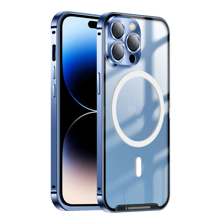 Frosted Metal Phone Case with Magnetic, For iPhone 13, For iPhone 13 Pro, For iPhone 13 Pro Max, ...