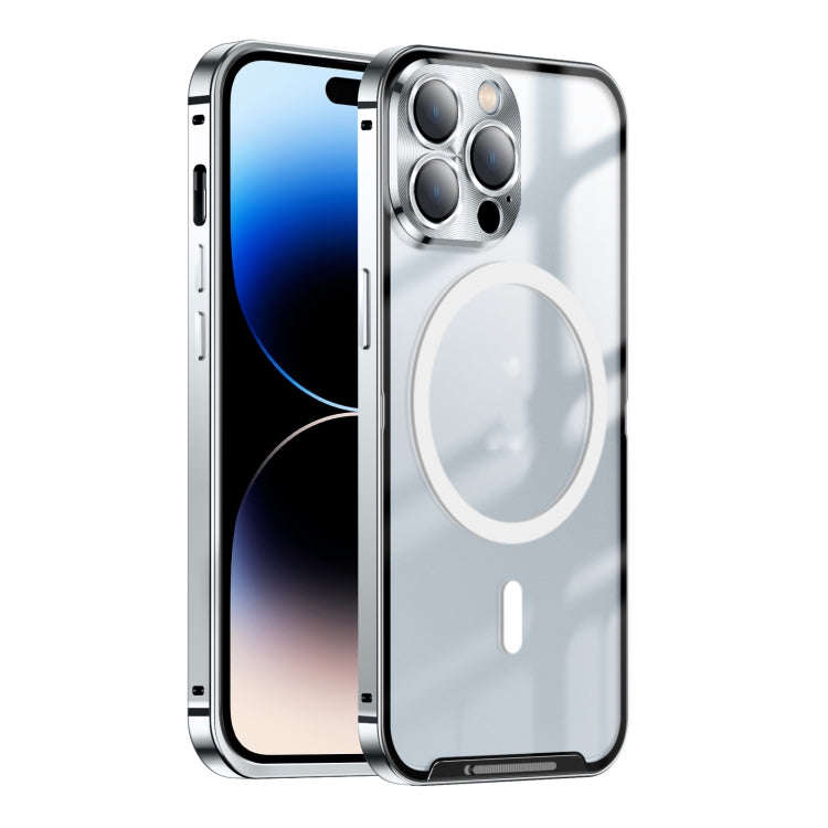 Frosted Metal Phone Case with Magnetic, For iPhone 13, For iPhone 13 Pro, For iPhone 13 Pro Max, ...