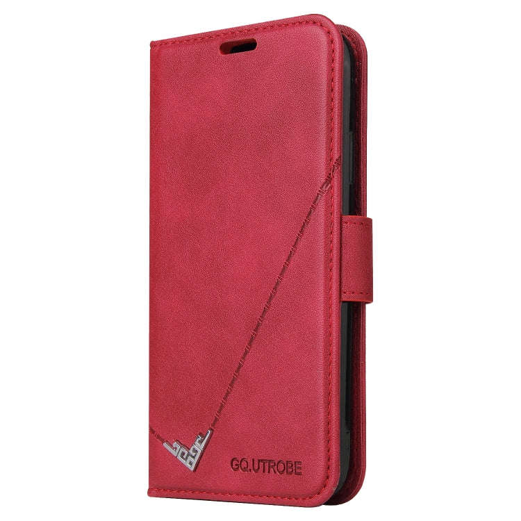 GQUTROBE Right Angle Leather Phone Case, For iPhone 13, For iPhone 13 mini, For iPhone 13 Pro, Fo...