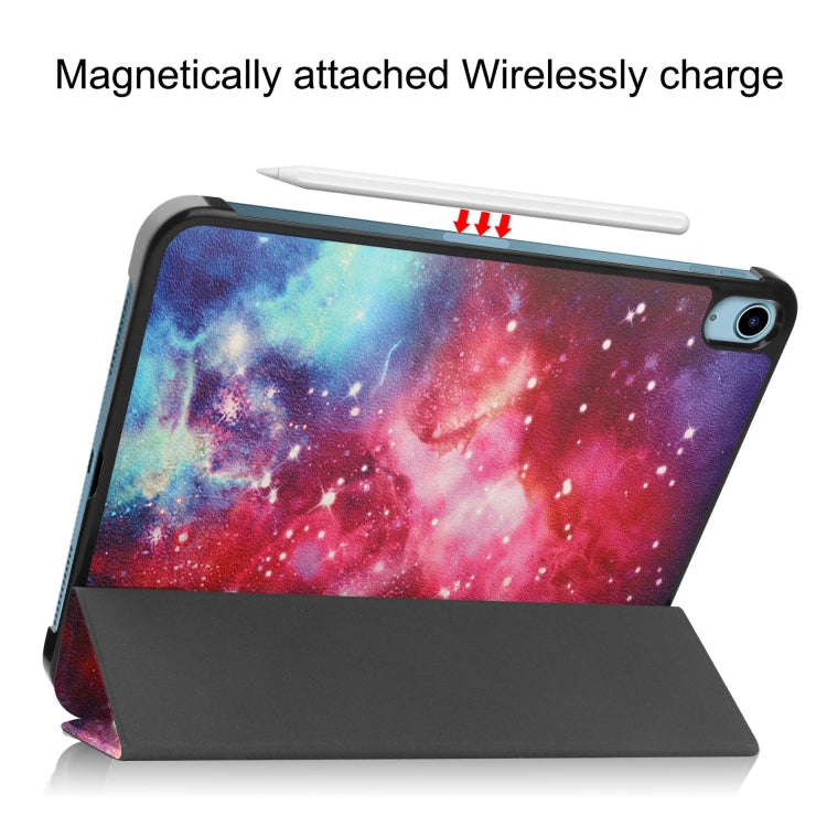 Custer Painted Leather Tablet Case with Holder, For  iPad 2025 / 2022