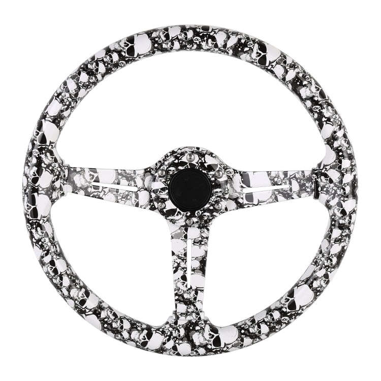 35cm Car Racing Graffiti ABS Steering Wheel