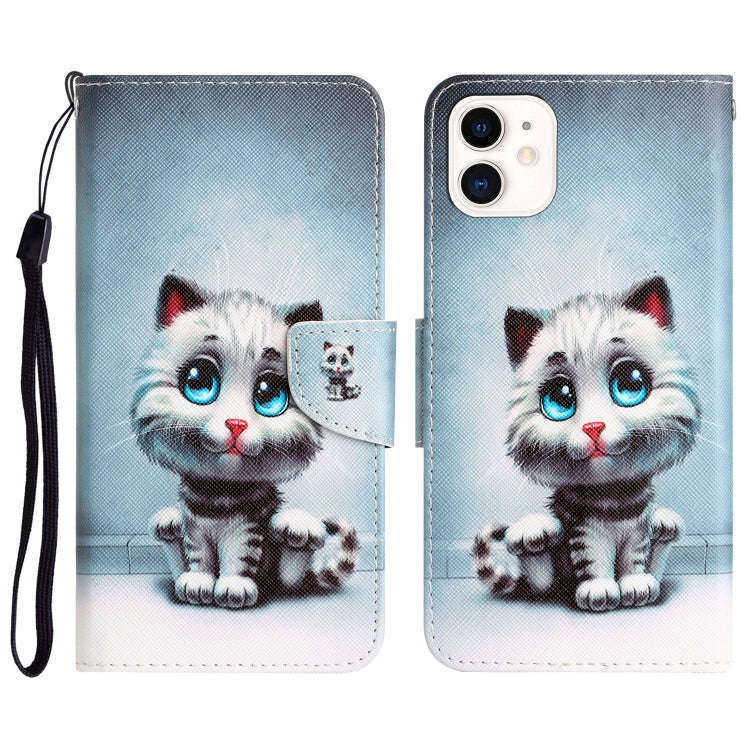 Colored Drawing Leather Phone Case, For iPhone 13 Pro, For iPhone 13 Pro Max, For iPhone 12 mini