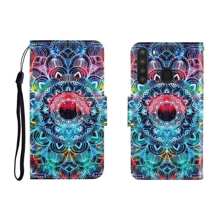 Colored Drawing Horizontal Flip Leather Case with Holder & Card Slot & Wallet, For Galaxy A01, Fo...