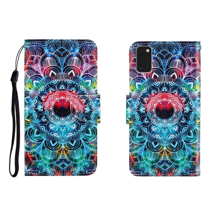 Colored Drawing Horizontal Flip Leather Case with Holder & Card Slot & Wallet, For Galaxy A41, Fo...