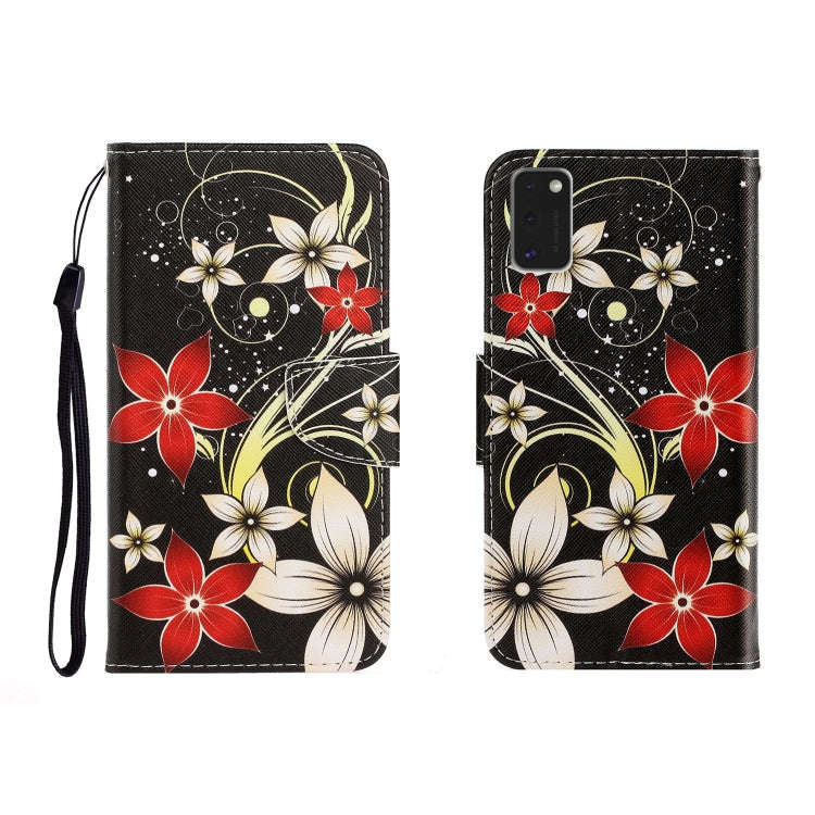 Colored Drawing Horizontal Flip Leather Case with Holder & Card Slot & Wallet, For Galaxy A41, Fo...