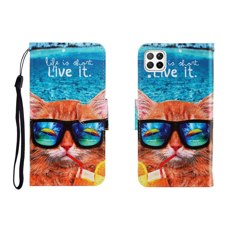 Colored Drawing Horizontal Flip Leather Case with Holder & Card Slot & Wallet, For Galaxy A41, Fo...