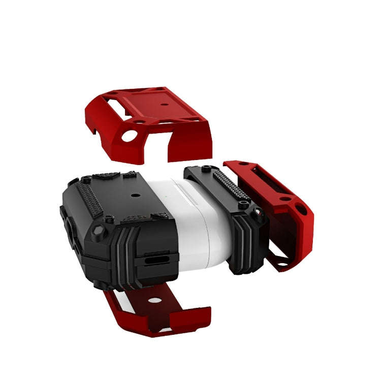 Military Armor Four-corner Shockproof Earphone Protective Cover, For AirPods Pro 2