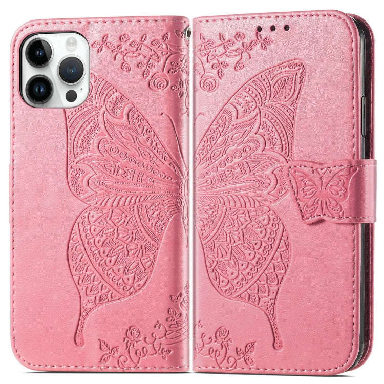 Butterfly Embossing Leather Case, For iPhone 14 Pro Max, For iPhone 14 Pro, For iPhone 14, For iP...