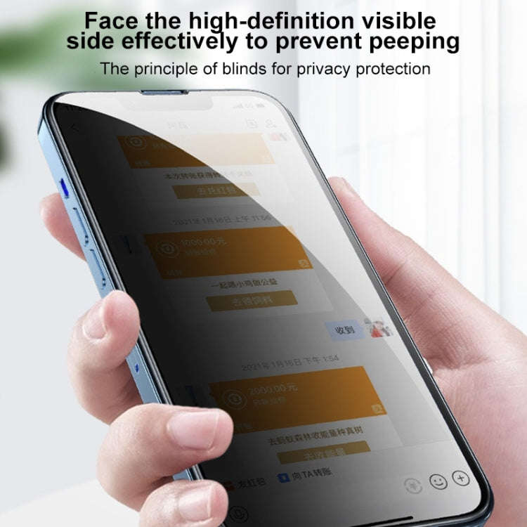 WEKOME 9D Curved Privacy Tempered Glass Film, For iPhone 12 Pro Max (1 PC)