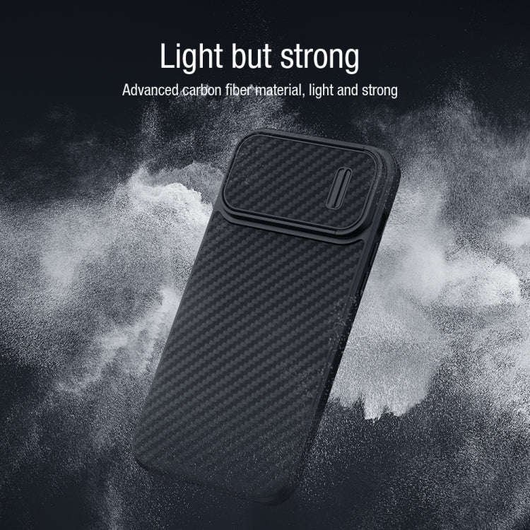 NILLKIN Synthetic Fiber Camshield Phone Case, For iPhone 14 Plus, For iPhone 14 Pro