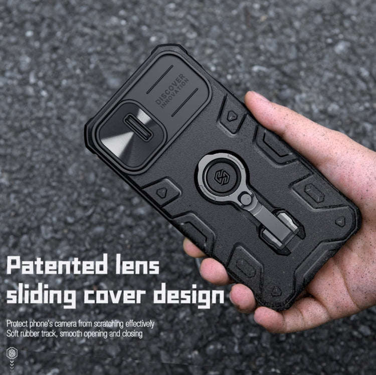 NILLKIN Shockproof CamShield Armor Protective Case, For iPhone 14, For iPhone 14 Plus, For iPhone...