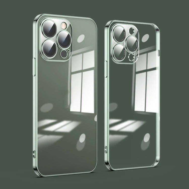 Dustproof Glass Lens Protection Electroplating Phone Case, For iPhone 13 Pro, For iPhone 13 Pro M...