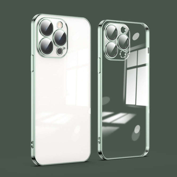 Dustproof Glass Lens Protection Electroplating Phone Case, For iPhone 13 Pro, For iPhone 13 Pro M...
