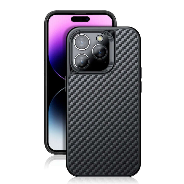 Carbon Fiber Kevlar TPU Phone Case, For iPhone 14 Plus, For iPhone 14 Pro, For iPhone 14 Pro Max
