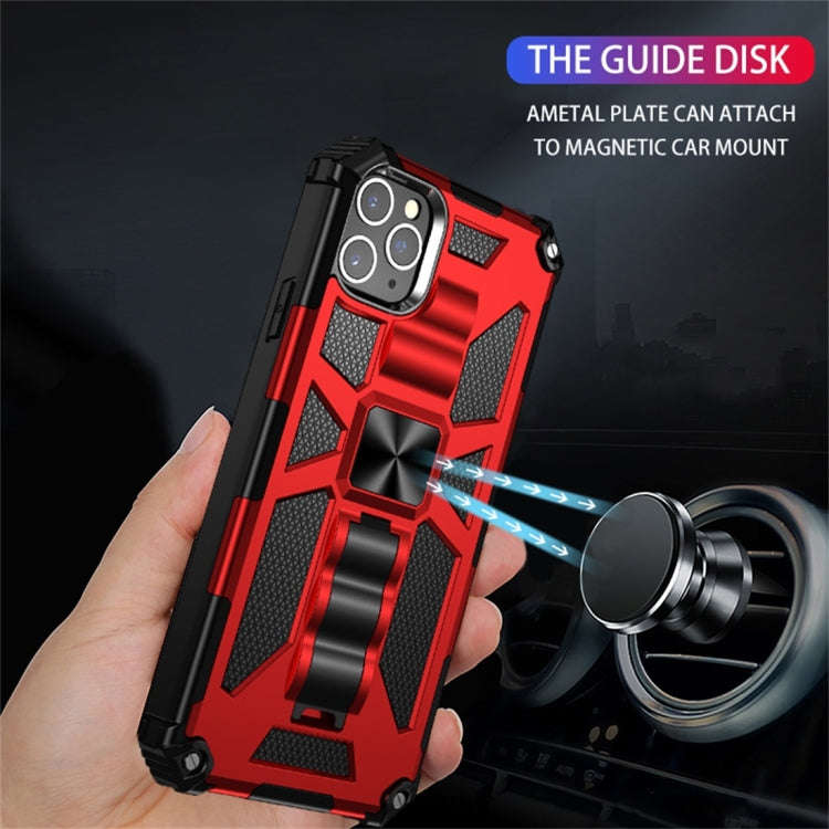 Armor Shockproof TPU + PC Magnetic Protective Case with Holder, For iPhone 11, For iPhone 11 Pro,...