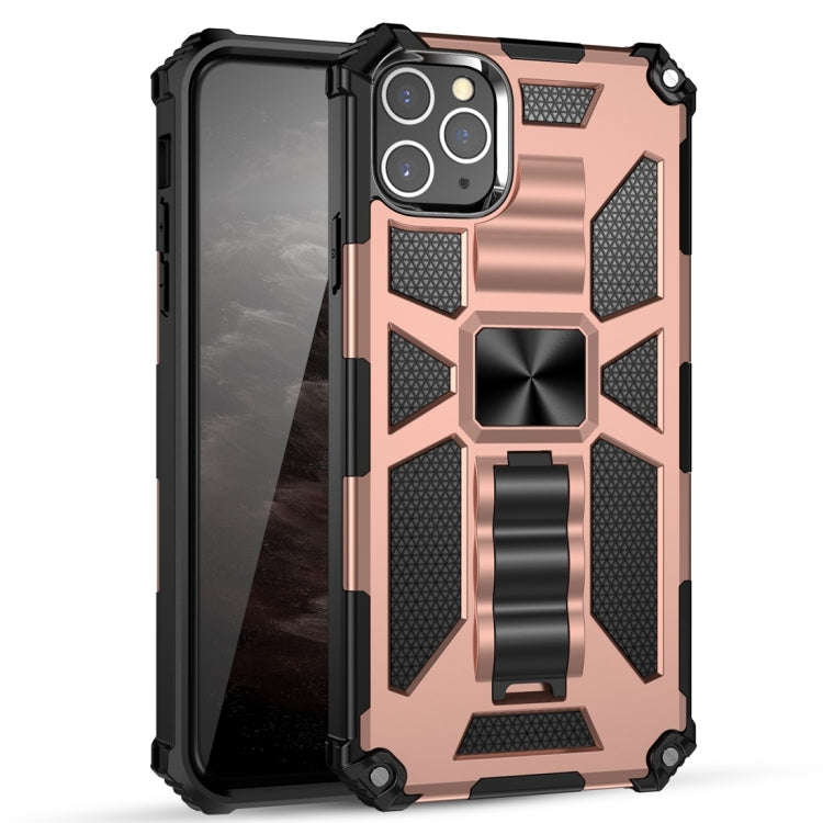 Armor Shockproof TPU + PC Magnetic Protective Case with Holder, For iPhone 11, For iPhone 11 Pro,...