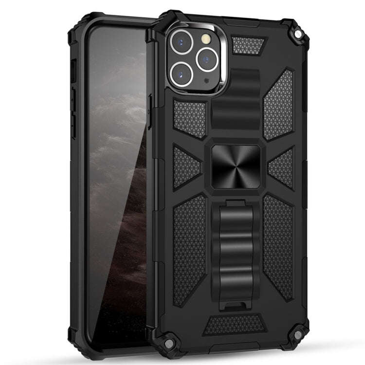 Armor Shockproof TPU + PC Magnetic Protective Case with Holder, For iPhone 11, For iPhone 11 Pro,...