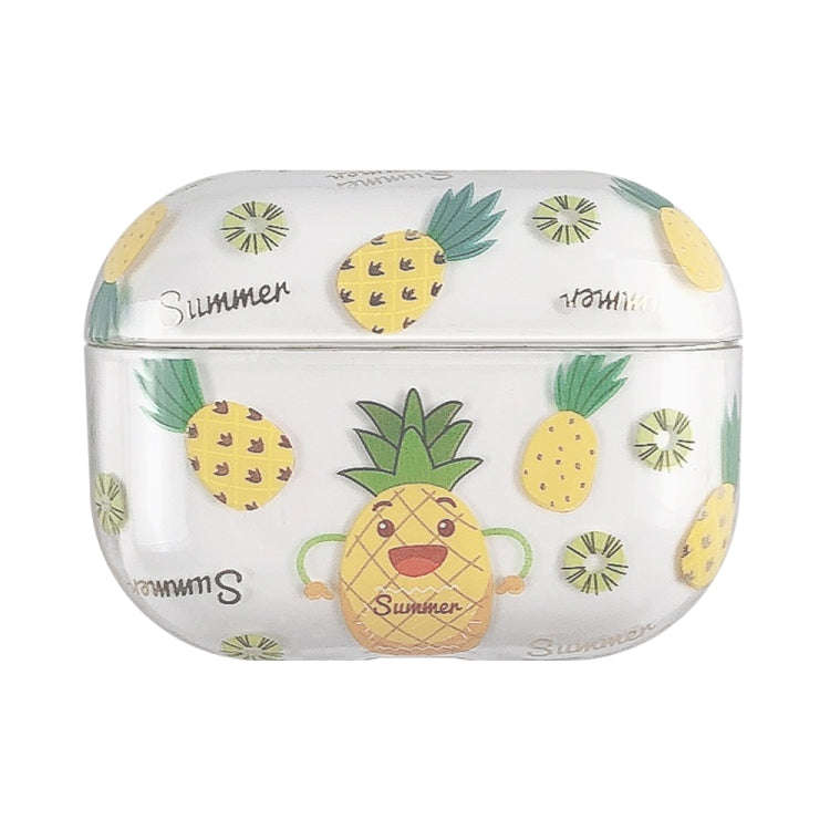 Bronzing Fruit Pattern PC Earphone Hard Protective Case, For AirPods Pro 2