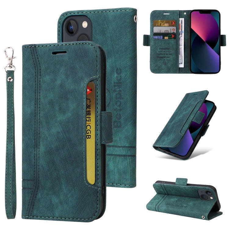 BETOPNICE Dual-side Buckle Leather Phone Case, For iPhone 14, For iPhone 14 Plus, For iPhone 14 P...