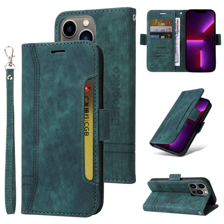 BETOPNICE Dual-side Buckle Leather Phone Case, For iPhone 14, For iPhone 14 Plus, For iPhone 14 P...