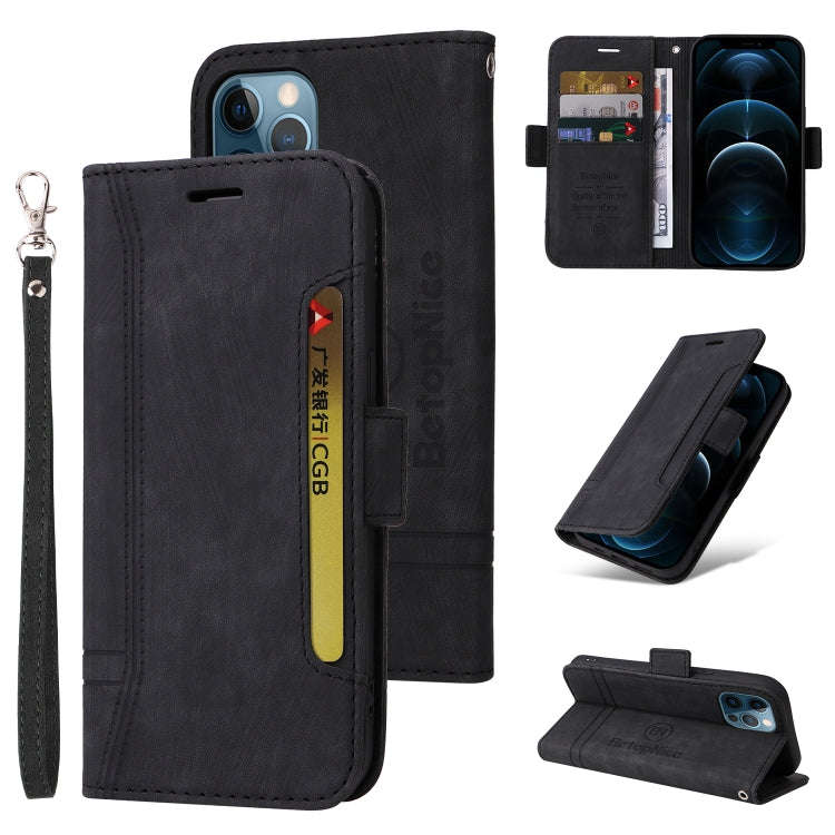BETOPNICE Dual-side Buckle Leather Phone Case, For iPhone 14, For iPhone 14 Plus, For iPhone 14 P...
