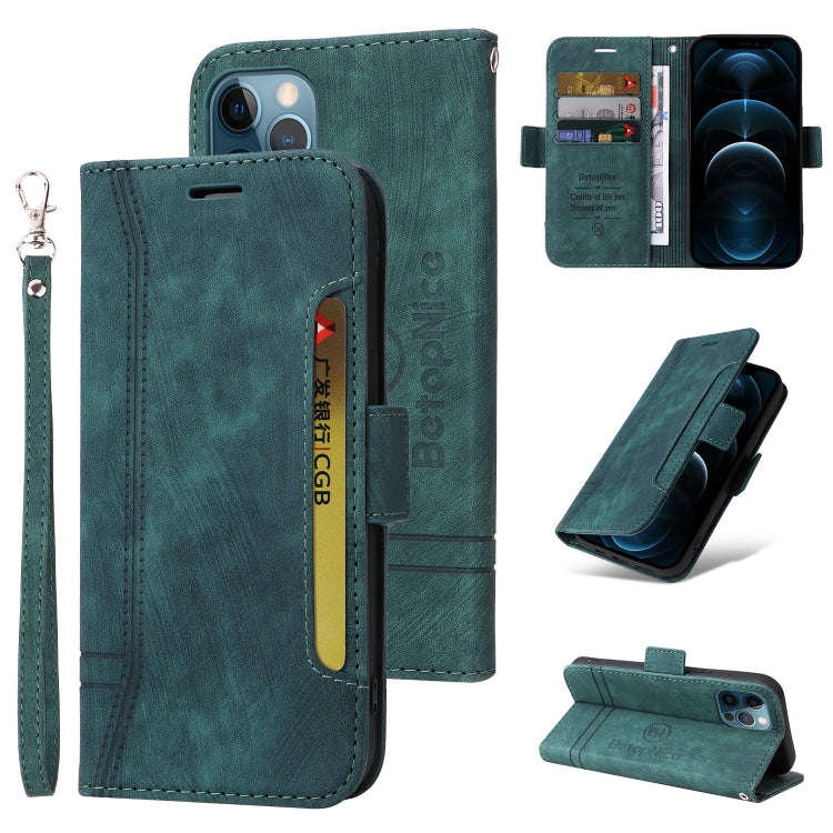 BETOPNICE Dual-side Buckle Leather Phone Case, For iPhone 14, For iPhone 14 Plus, For iPhone 14 P...