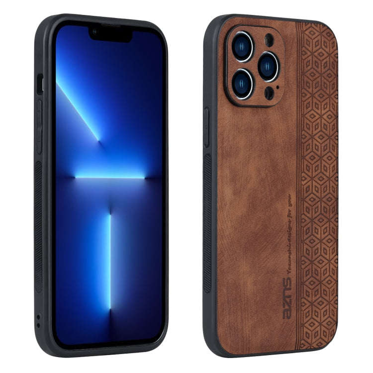 AZNS 3D Embossed Skin Feel Phone Case, For iPhone 14 Pro Max, For iPhone 14 Pro, For iPhone 13 Pr...